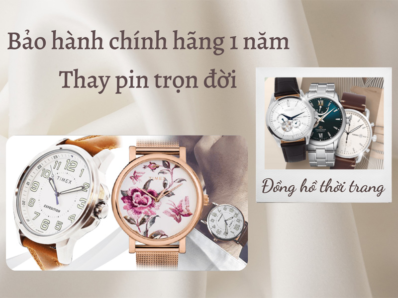 Đồng hồ là phụ kiện không thể thiếu của nhiều người